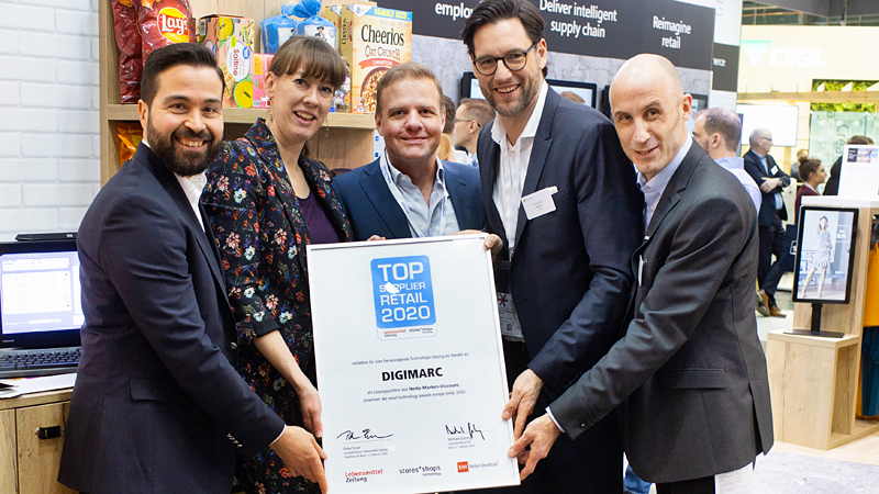 Digimarc: Messe Düsseldorf / tillmann DIGIMARC Top Supplier Retail 2020