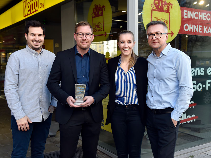 Netto-Marken-Discount_reta-Award_PickGo-Team reta award winner