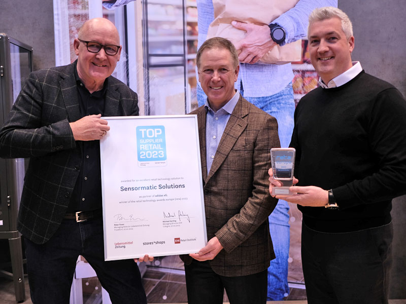 winner Top Supplier Retail 2023 Sensormatic