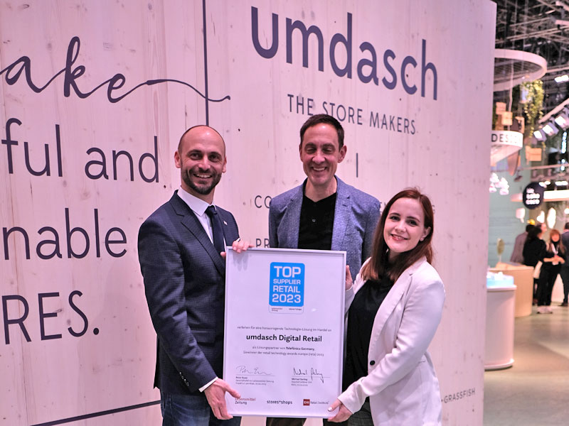 winner Top Supplier Retail 2023 Umdasch